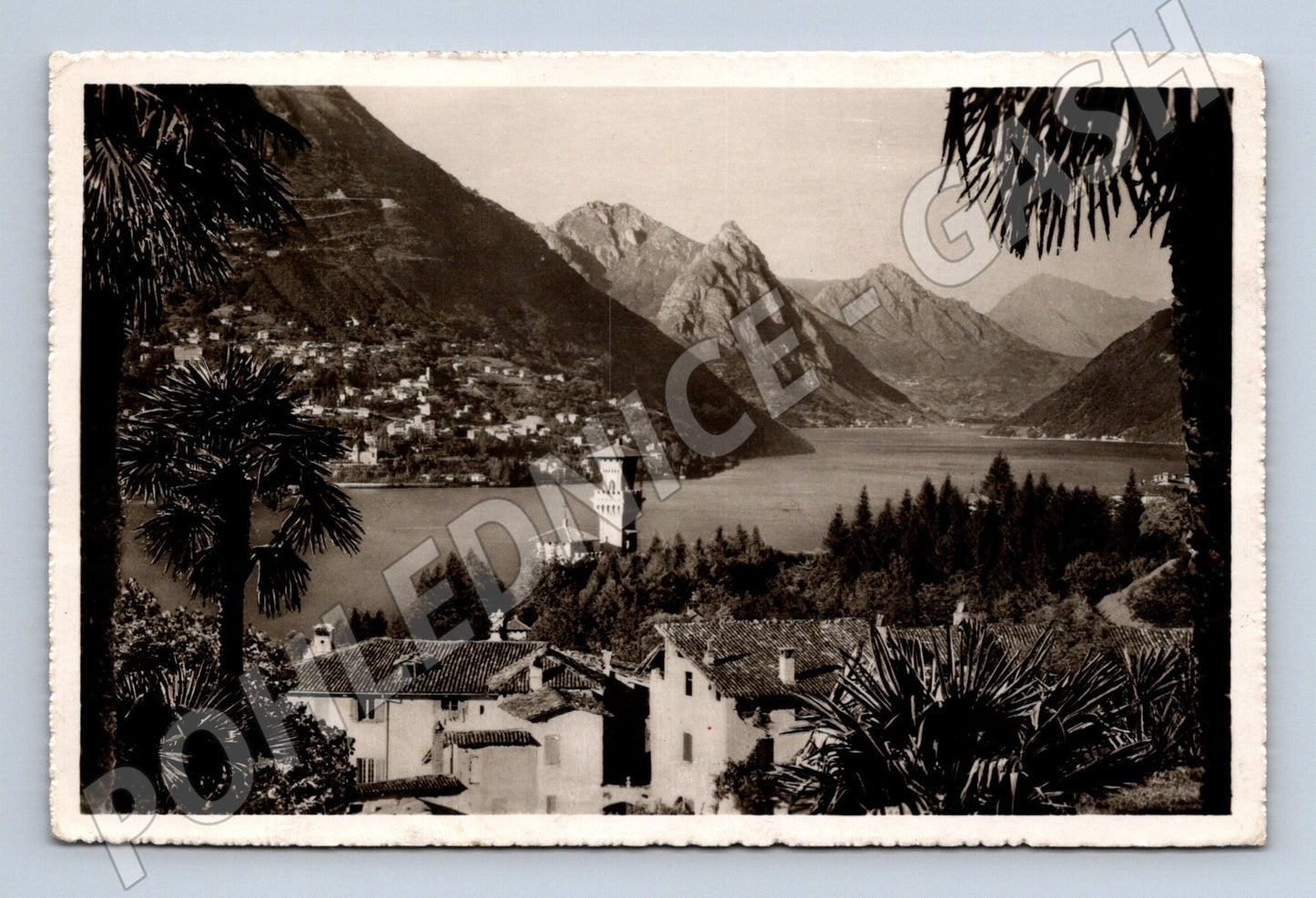 Pohlednice Švýcarsko Lugano Paradiso 1946 (M31392)