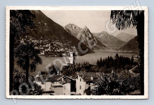 Pohlednice Švýcarsko Lugano Paradiso 1946 (M31392)