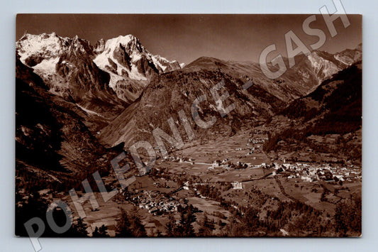 Pohlednice Itálie Courmayeur Alpy (M31403)