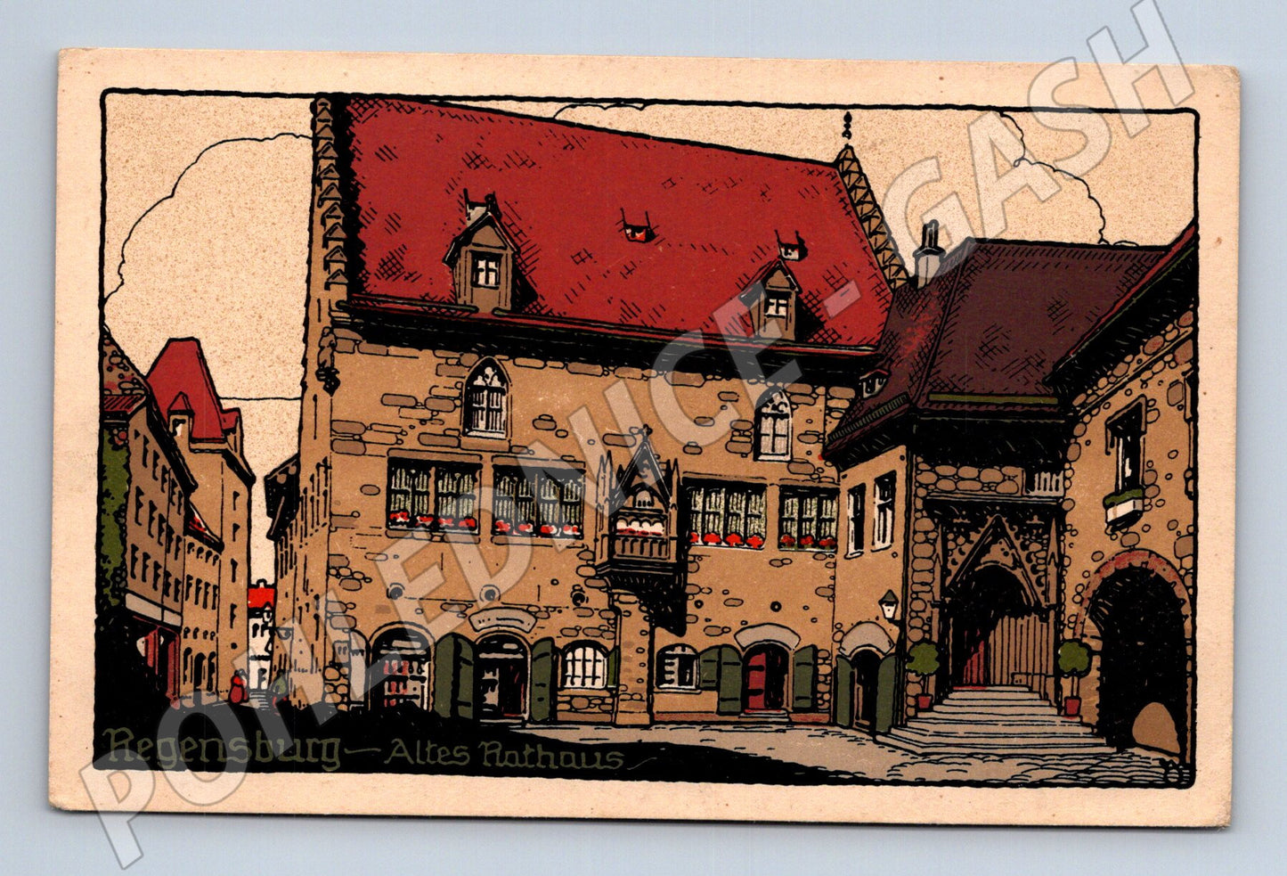 Pohlednice Německo Regensburg Altes Rathaus (M31409)