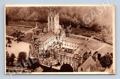 Pohlednice Velká Británie Buckfast Abbey letecký pohled (M31446)