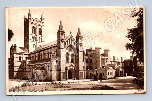 Pohlednice Velká Británie Buckfast Abbey celkový pohled (M31448)
