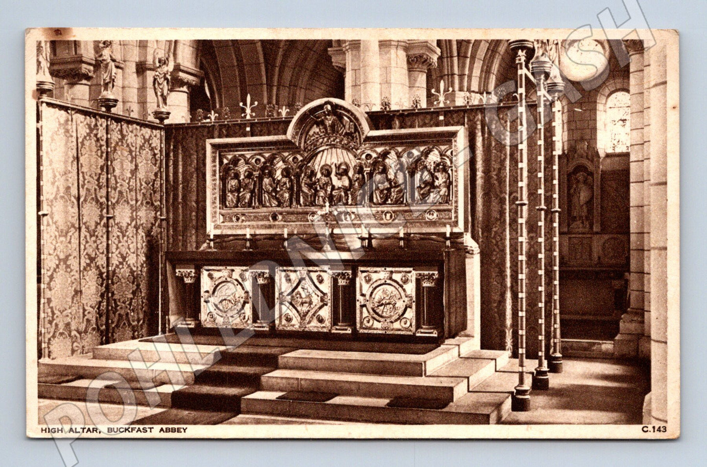 Pohlednice Velká Británie Buckfast Abbey hlavní oltář (M31449)