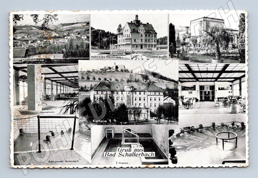 Rakousko Bad Schallerbach lázně více pohledů kolem 1950 (M31452)