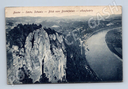 Pohlednice Německo Bastei pohled z Basteifelsu (M31456)