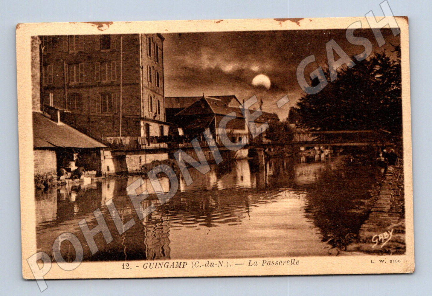 Pohlednice Francie Guingamp La Passerelle (M31457)