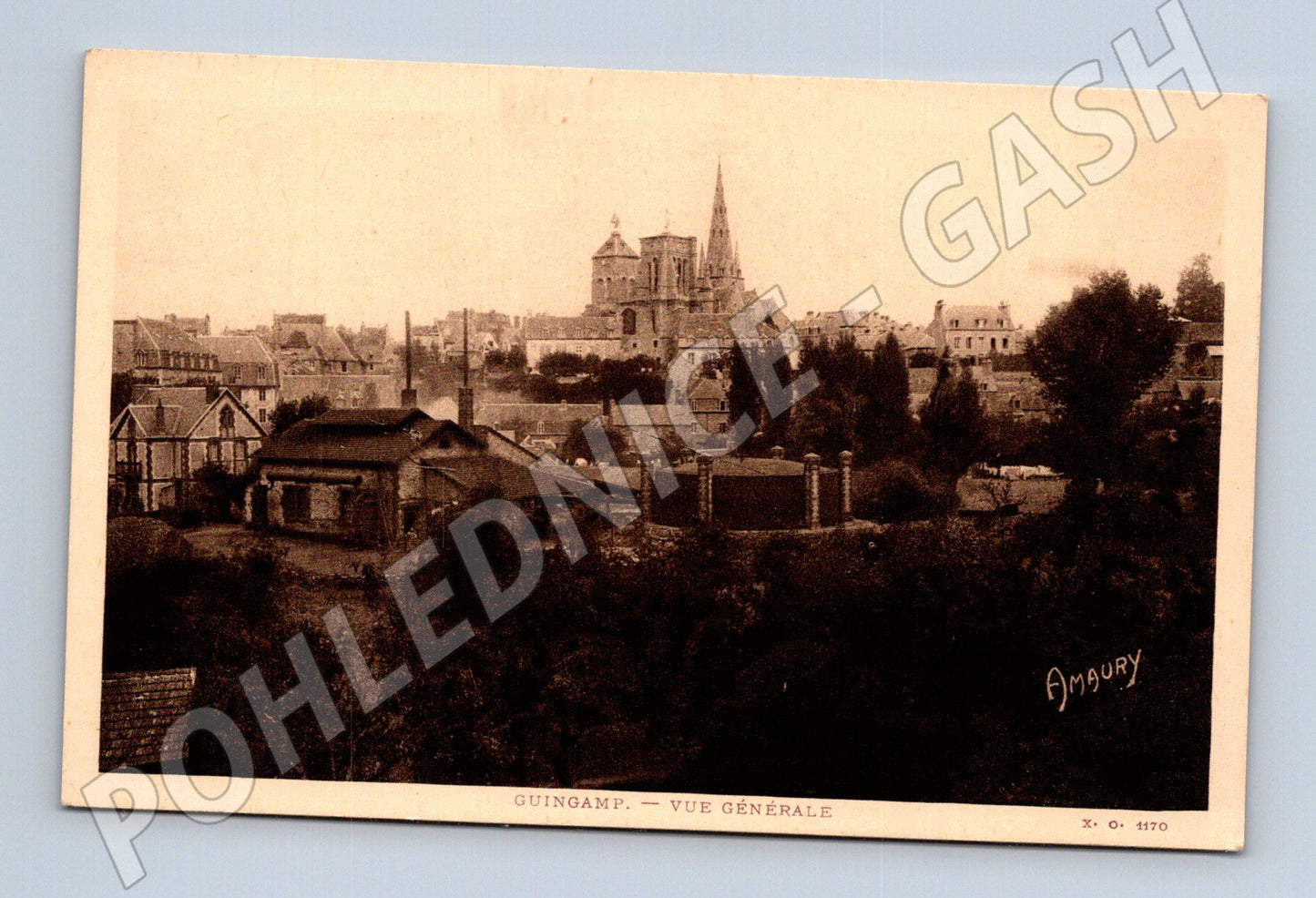 Pohlednice Francie Guingamp celkový pohled (M31458)