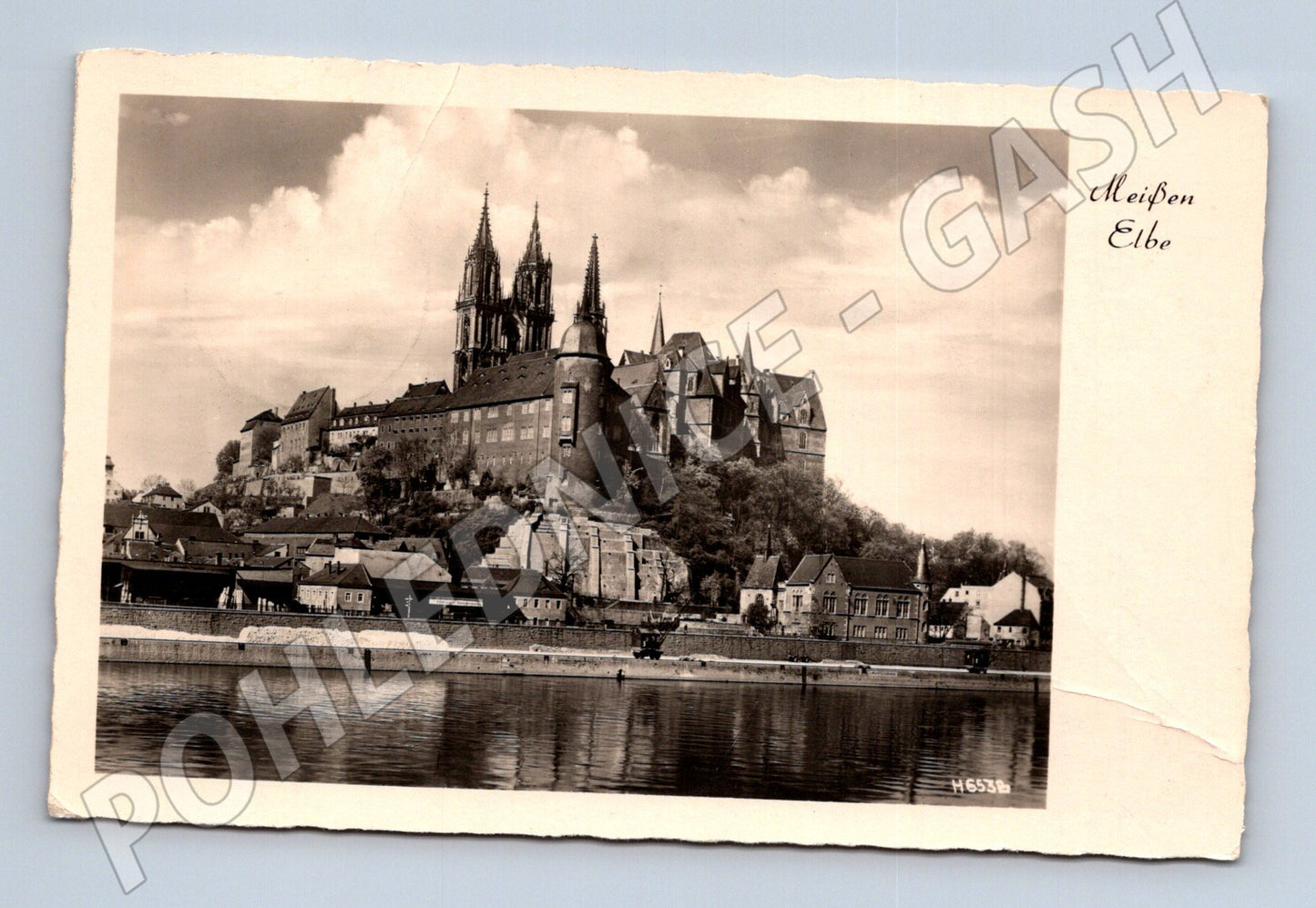 Pohlednice Německo Míšeň hrad na Labi 1957 (M31468)