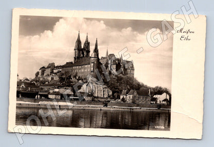 Pohlednice Německo Míšeň hrad na Labi 1957 (M31468)