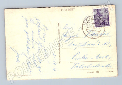 Pohlednice Německo Míšeň hrad na Labi 1957 (M31468)