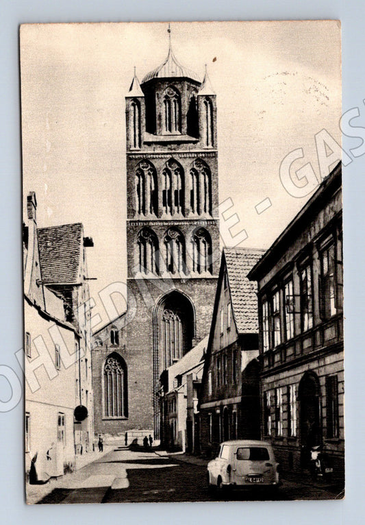 Pohlednice Německo Zeulenroda kostelní věž 1976 (M31469)