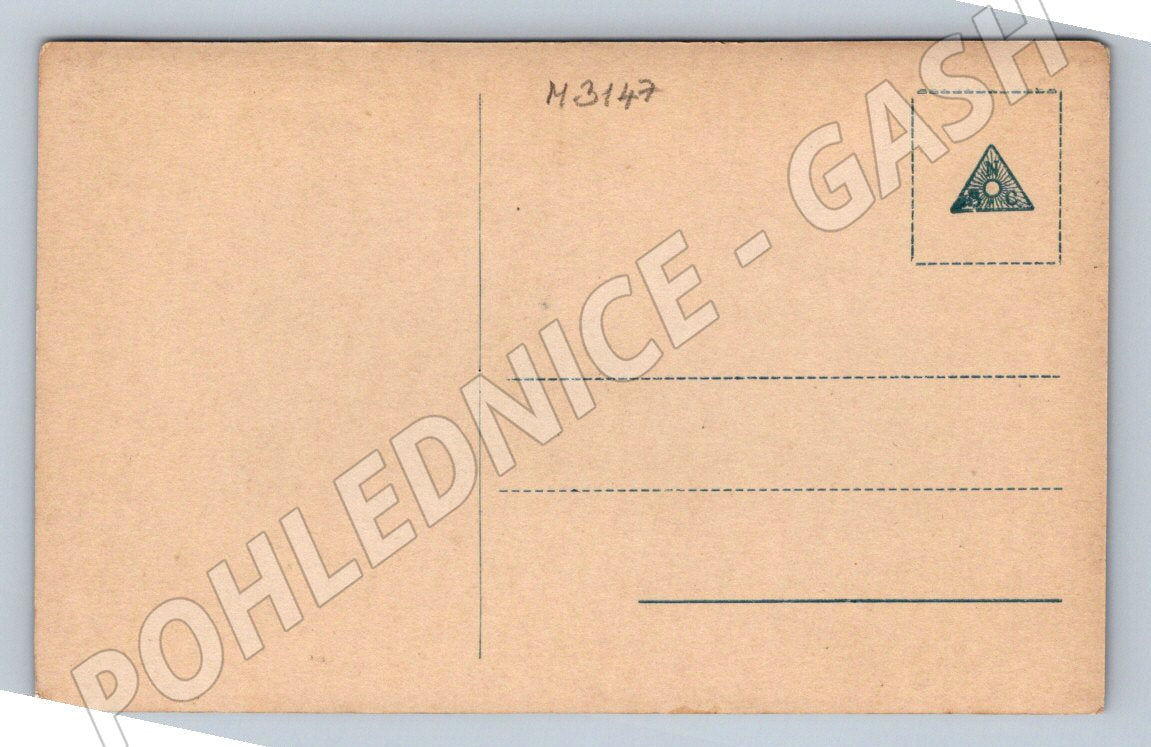 Postcard uniformed soldiers black and white (M3147)