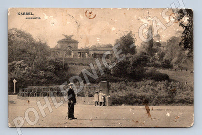 Pohlednice Německo Kassel Auepartie 1906 (M31472)
