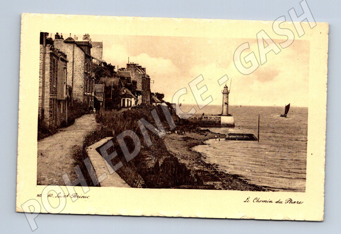 Pohlednice Francie Saint-Brieuc Le Chemin du Phare (M31473)