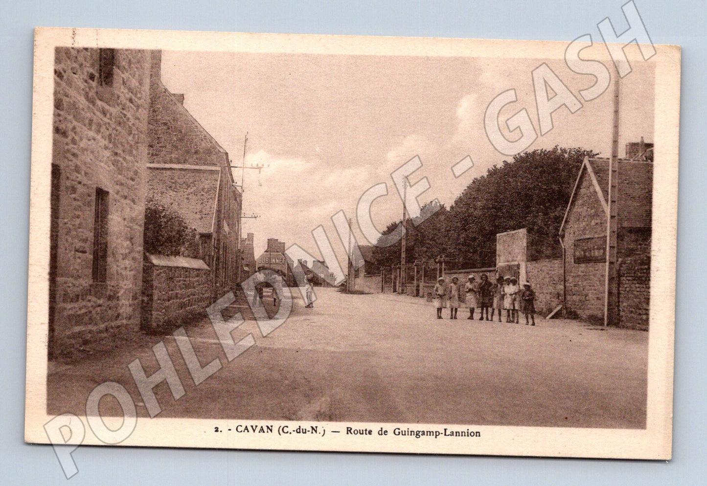 Pohlednice Francie Cavan Route de Guingamp-Lannion (M31481)