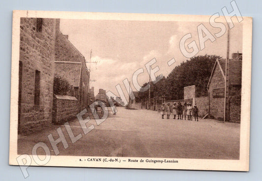 Pohlednice Francie Cavan Route de Guingamp-Lannion (M31481)