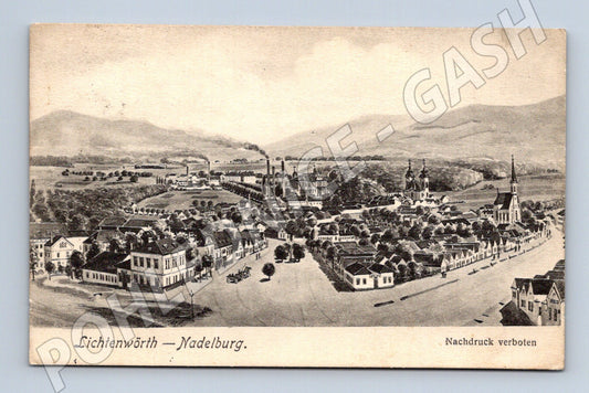 Pohlednice Rakousko Lichtenwörth - Nadelburg 1913 (M31488)