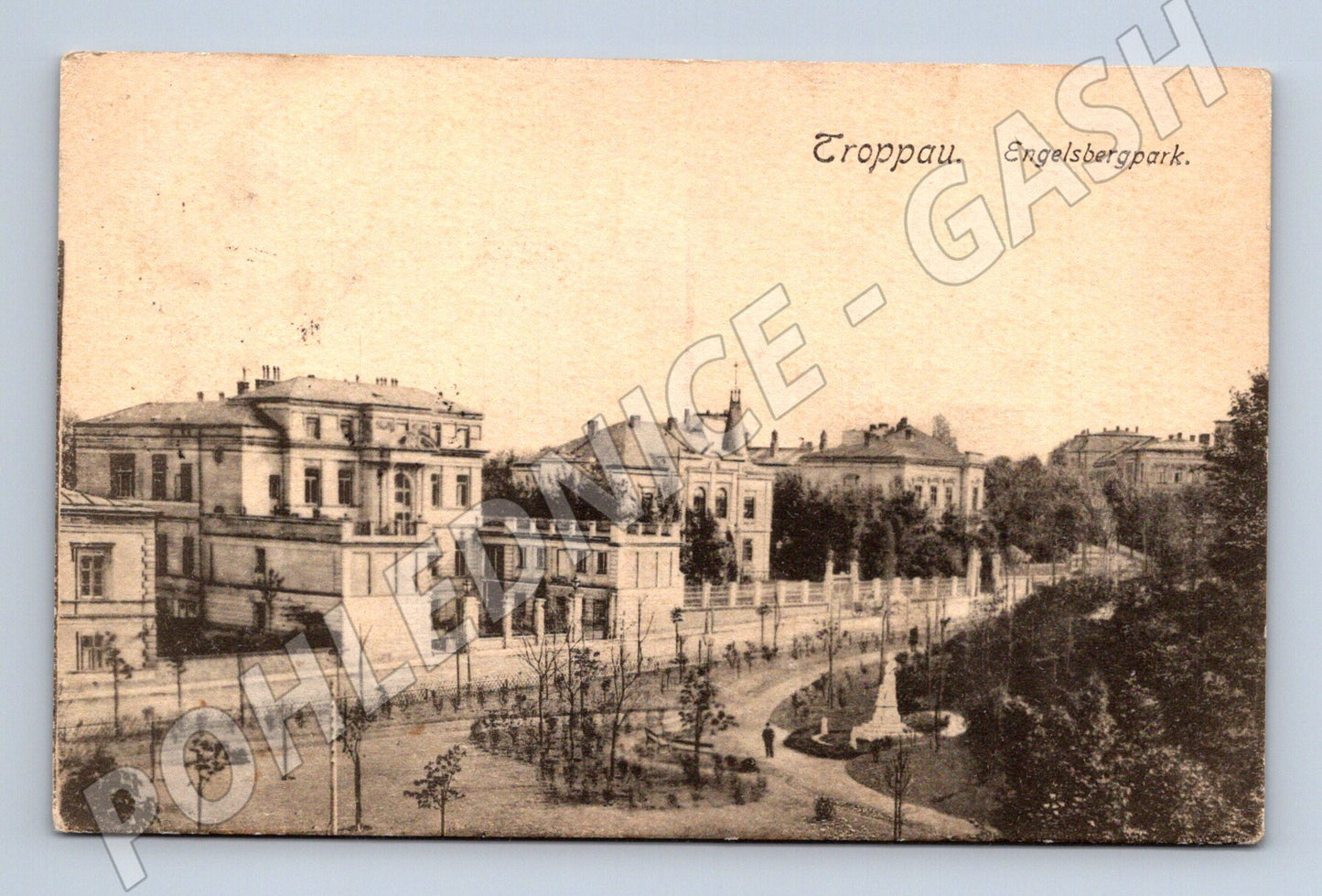 Pohlednice Opava Engelsbergpark (M31490)