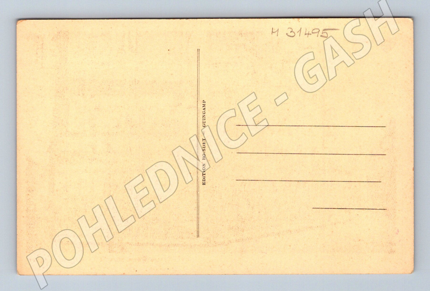 Pohlednice Francie Guingamp ulice a staré domy (M31495)