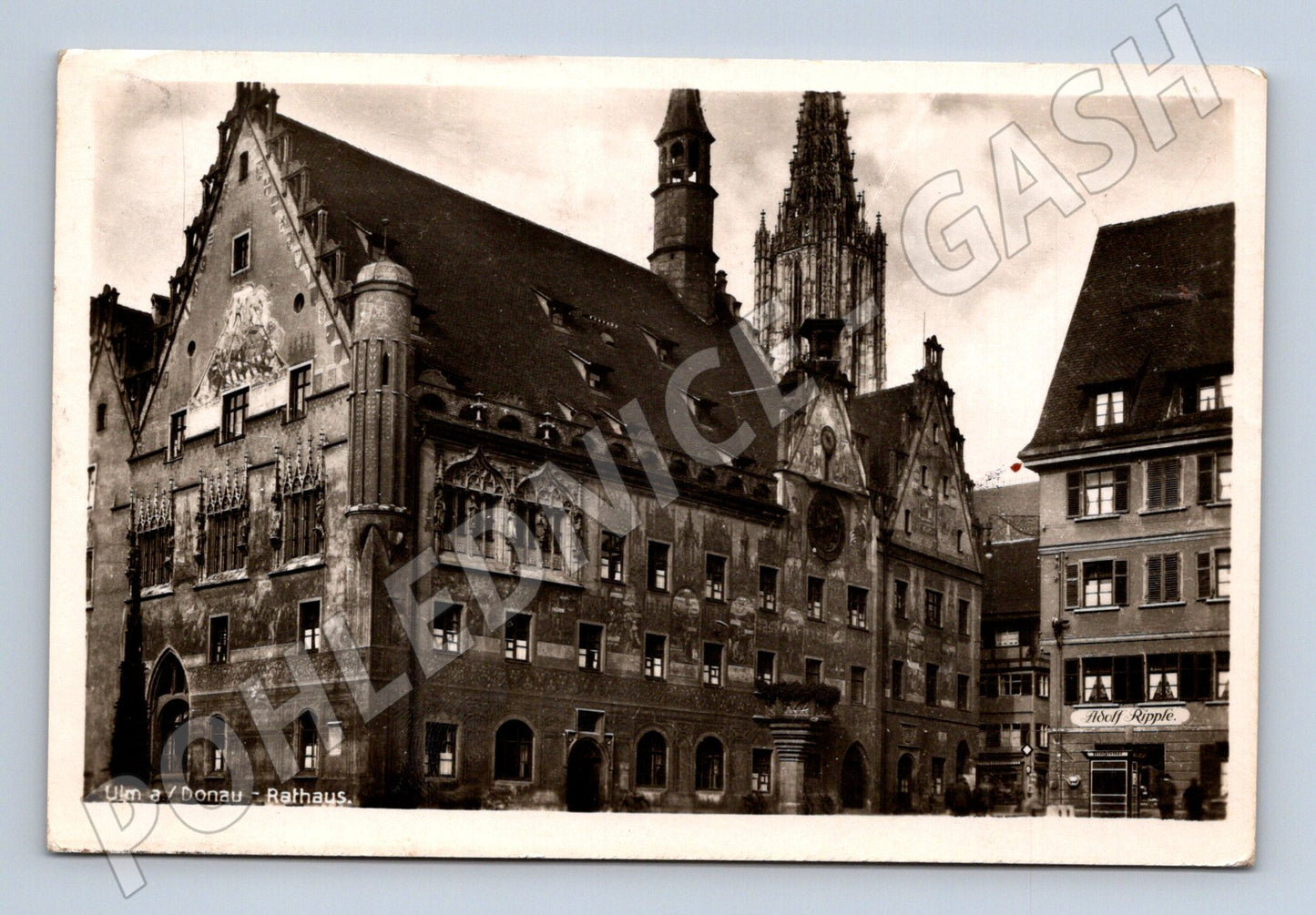 Pohlednice Německo Ulm Rathaus 1924 (M31499)