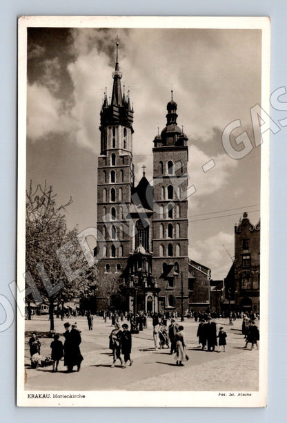 Pohlednice Polsko Krakow Marienkirche (M31506)