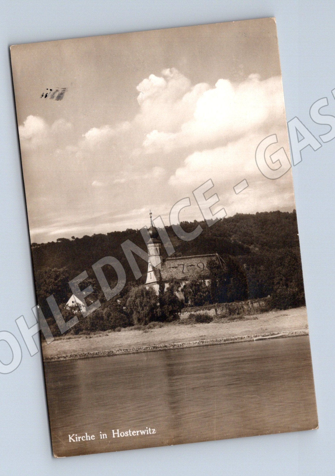 Pohlednice Německo Hosterwitz kostel 1933 (M31514)