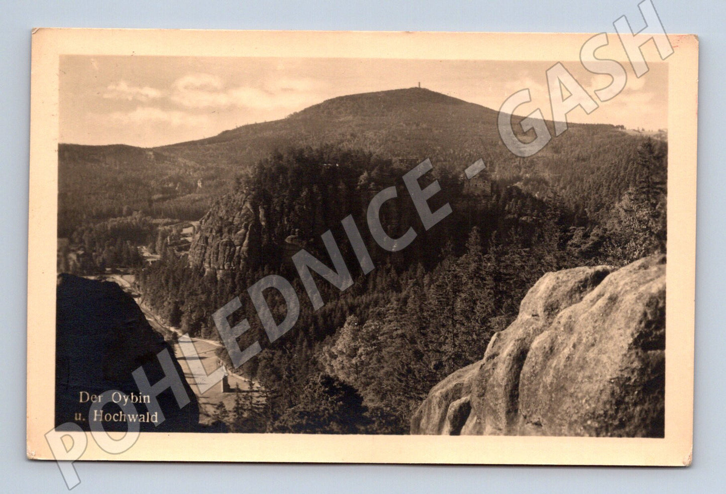 Pohlednice Německo Oybin a Hochwald krajina 1937 (M31519)