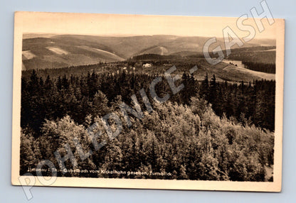 Pohlednice Německo Ilmenau Gabelbach Turmblick (M31520)
