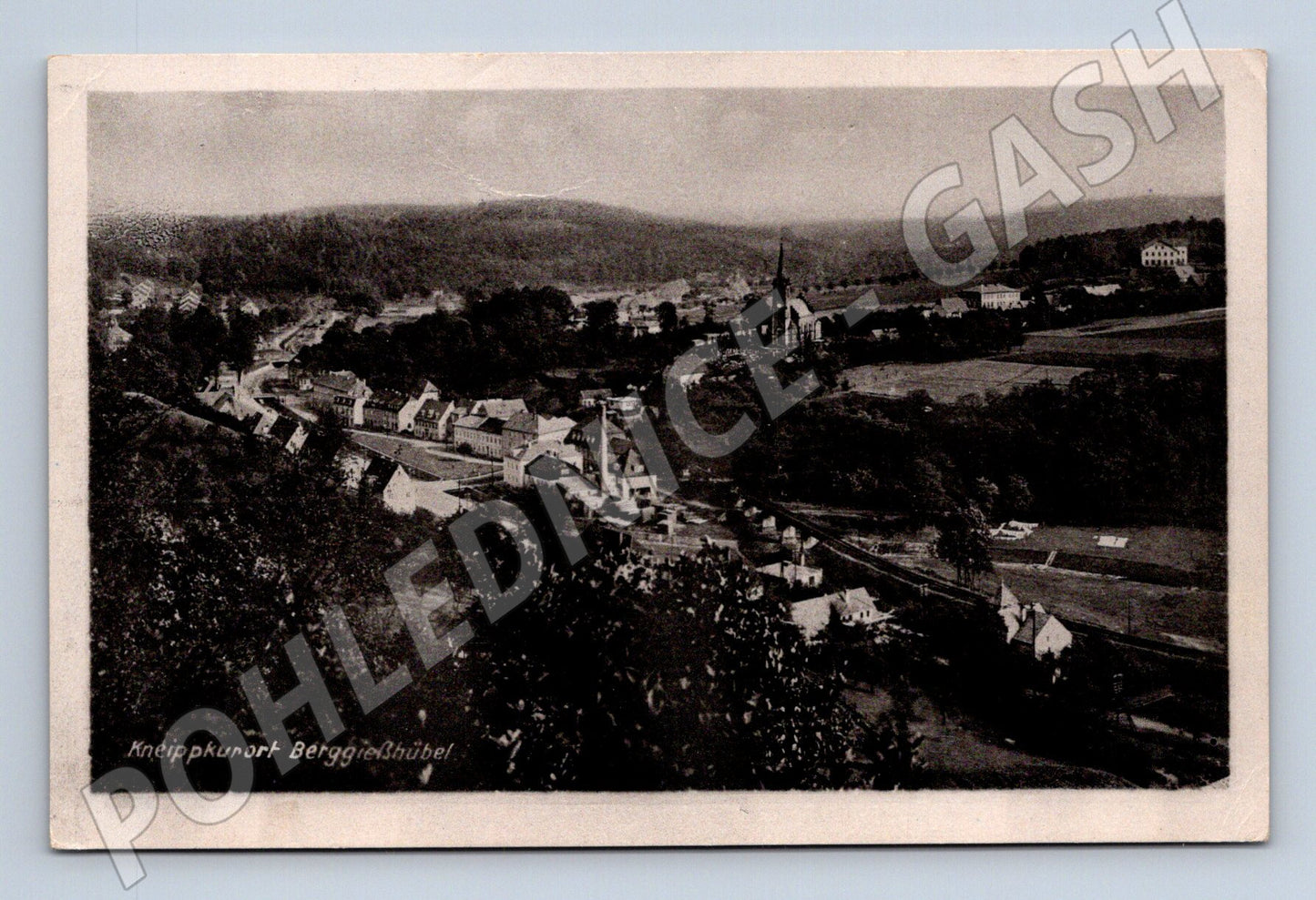 Pohlednice Německo Berggießhübel lázeňské město 1912 (M31523)
