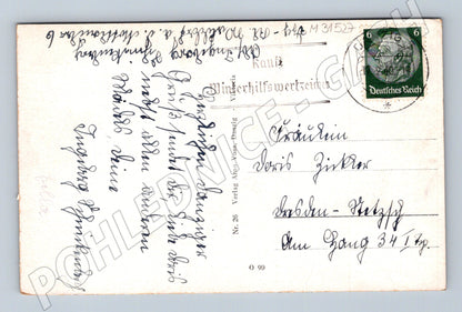 Pohlednice Německo Danzig Neptunbrunnen 1940 (M31527)