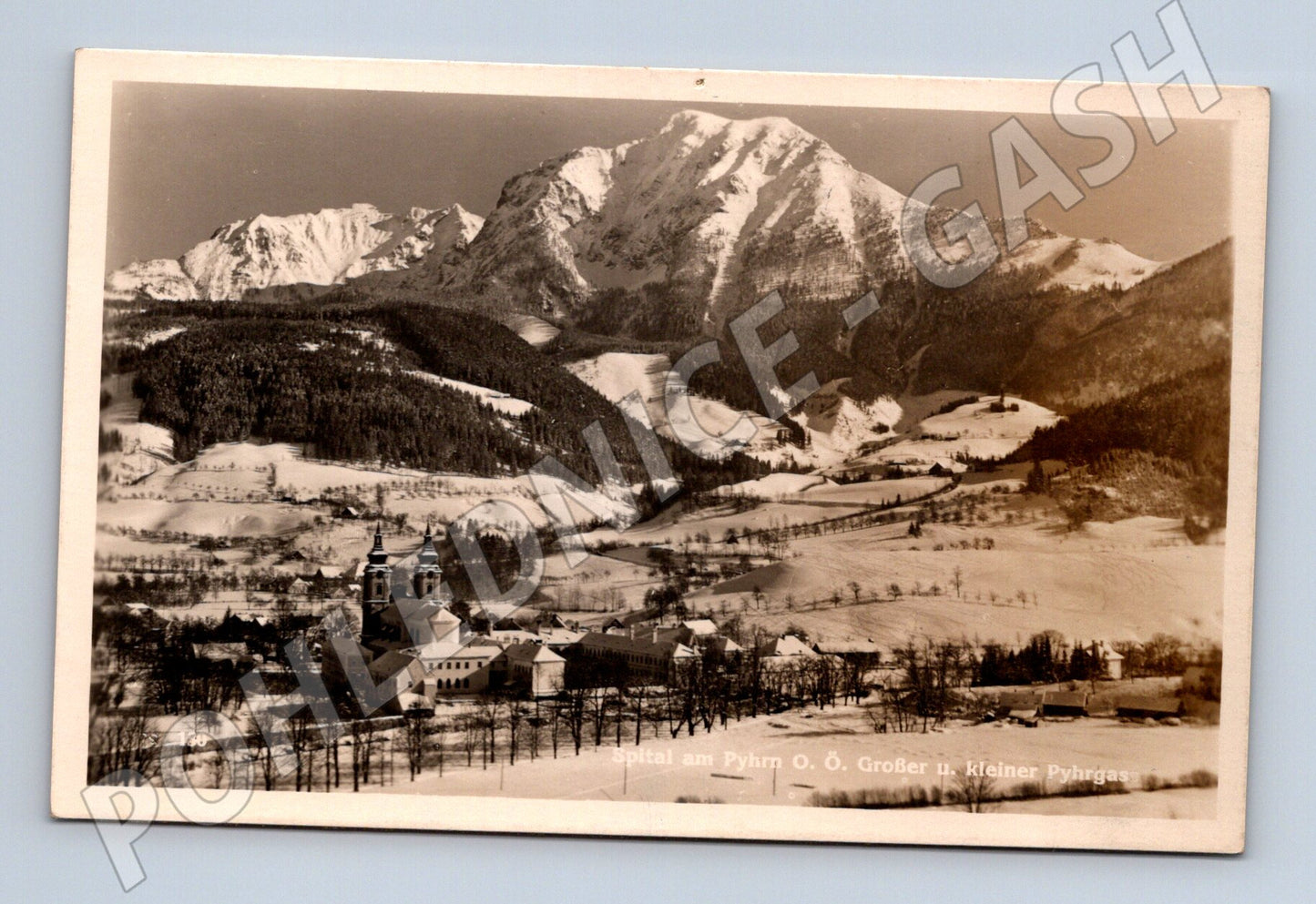 Pohlednice Rakousko Spital am Pyhrn zimní krajina (M31529)