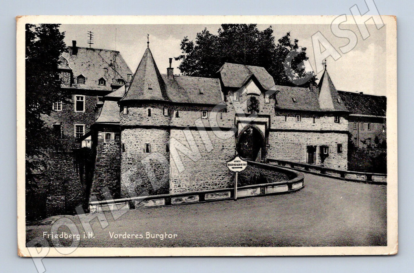 Pohlednice Německo Friedberg Vorderes Burgtor (M31534)
