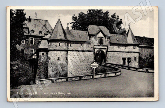 Pohlednice Německo Friedberg Vorderes Burgtor (M31534)