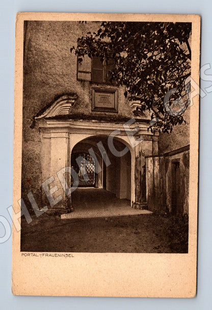 Pohlednice Německo Fraueninsel portál (M31535)