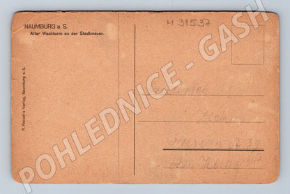 Pohlednice Německo Naumburg Alter Wachturm 1939 (M31537)