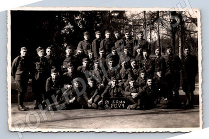 Pohlednice 3 rota PUV1 vojenská skupina 1939 (M3154)