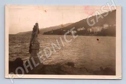 Pohlednice Chorvatsko Abbazia Madonna del Mare 1946 (M31540)