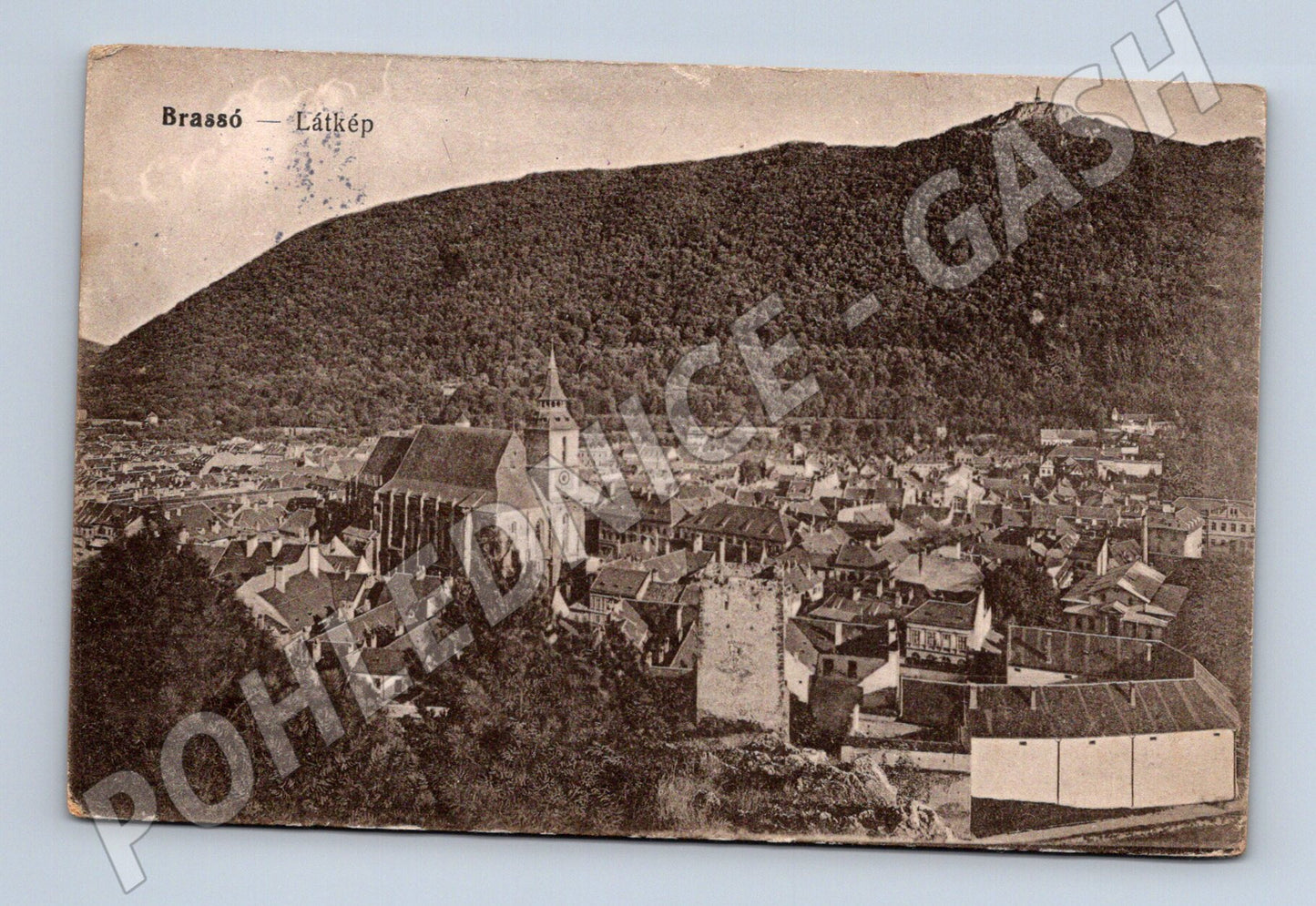 Pohlednice Rumunsko Brašov panoramatický pohled 1918 (M31543)
