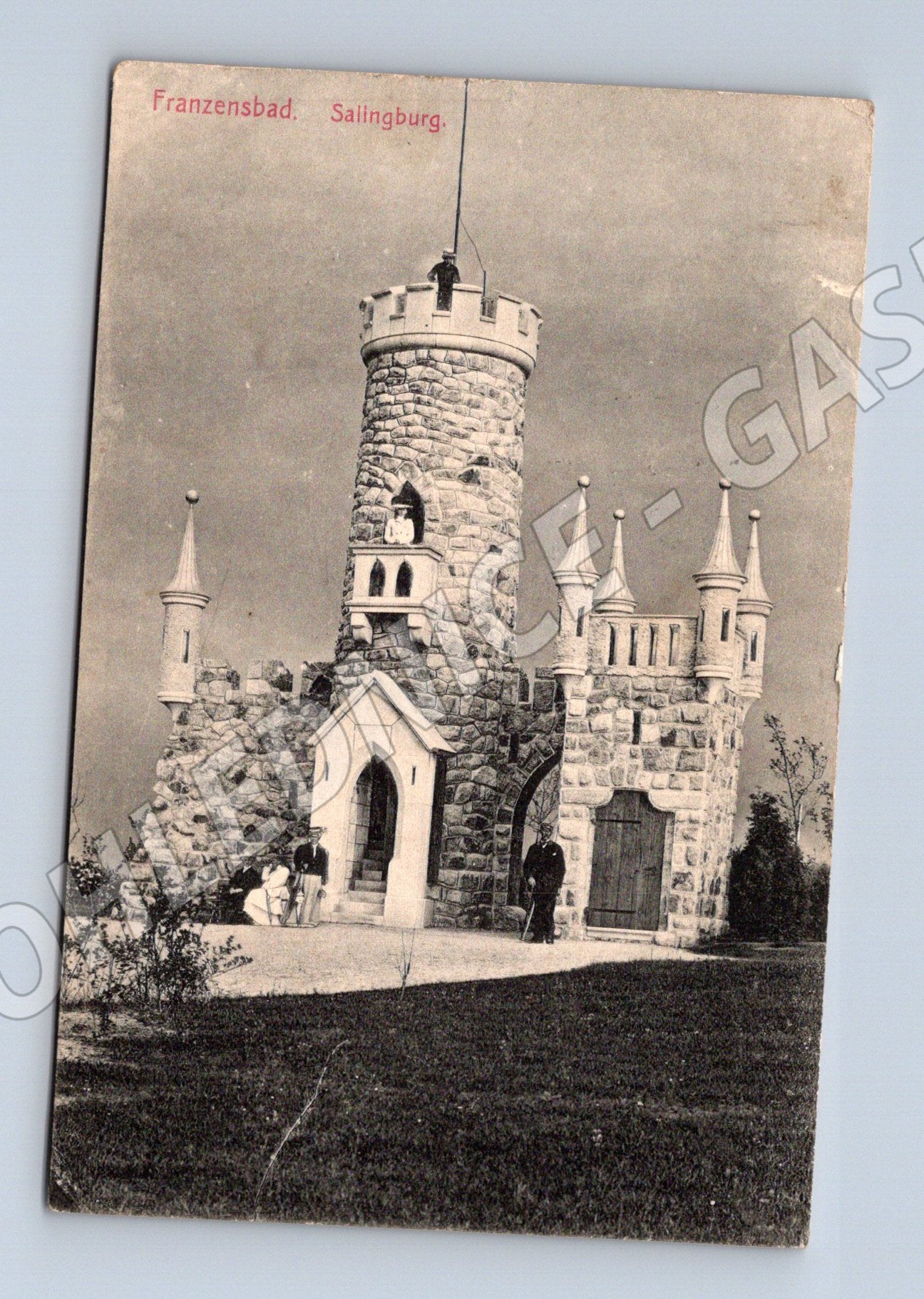 Pohlednice Fr. Lázně Salingburg I. sv. válka 1916 (M31544)