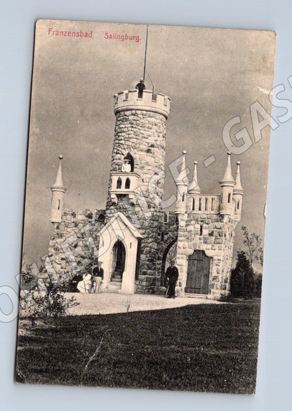 Pohlednice Fr. Lázně Salingburg I. sv. válka 1916 (M31544)