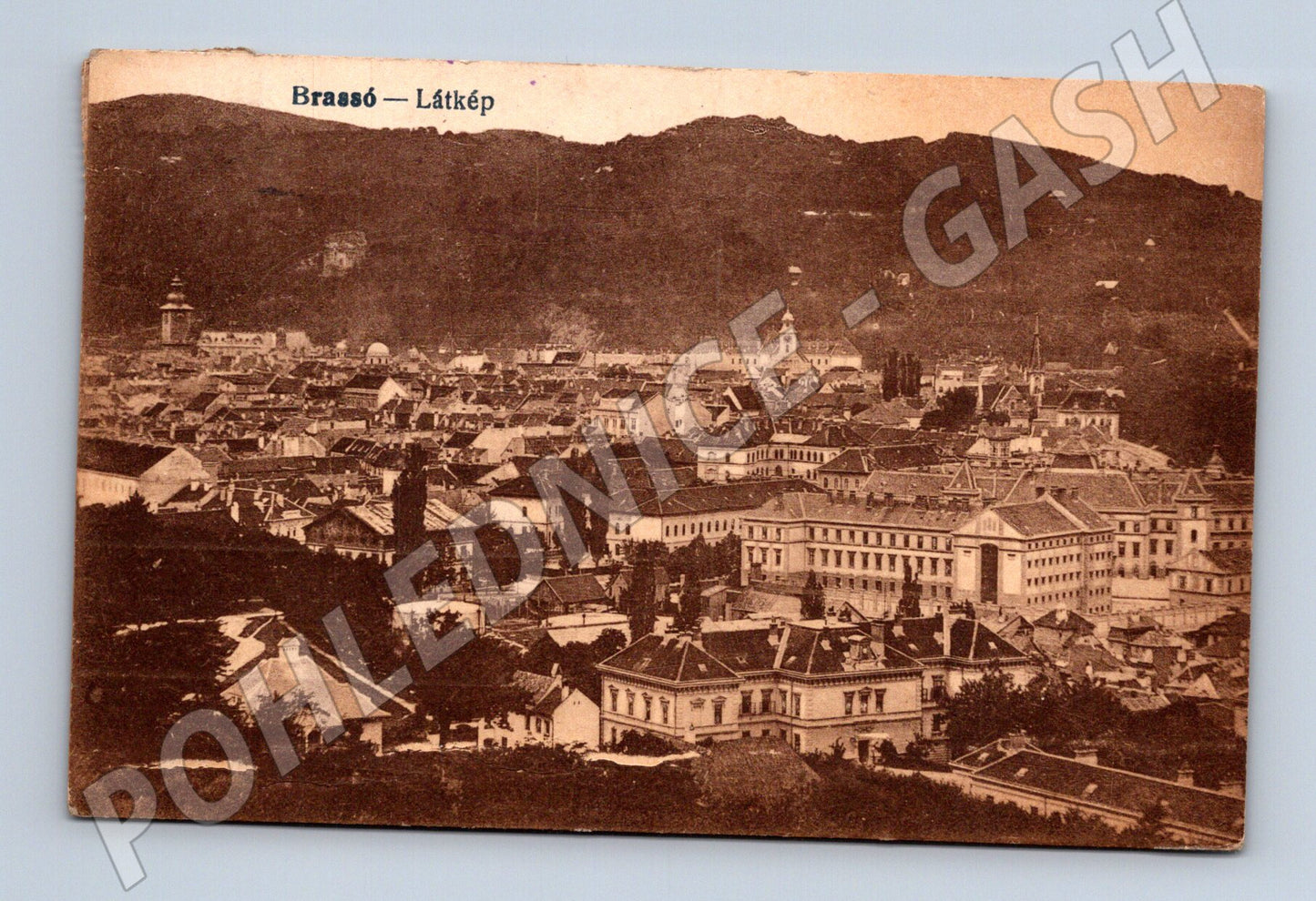 Pohlednice Rumunsko Brassó panorama 1911 (M31548)
