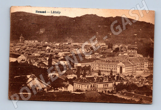 Pohlednice Rumunsko Brassó panorama 1911 (M31548)