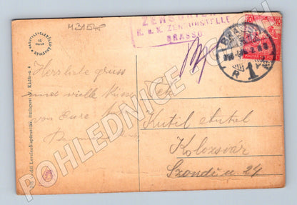 Pohlednice Rumunsko Brassó panorama 1911 (M31548)