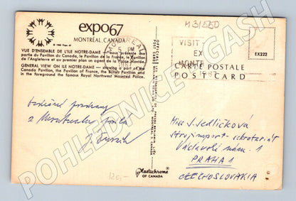Pohlednice Kanada Expo 67 Montreal 1967 (M31550)