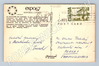 Pohlednice Kanada Montreal Expo 67 1967 (M31551)