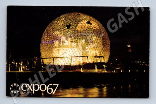 Pohlednice Kanada Montréal Expo 67 Biosféra 1967 (M31552)