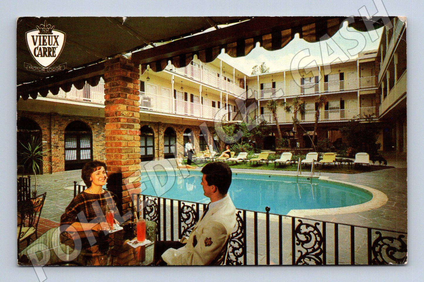 Pohlednice USA New Orleans hotel Vieux Carre Motor Lodge 1974 (M31555)