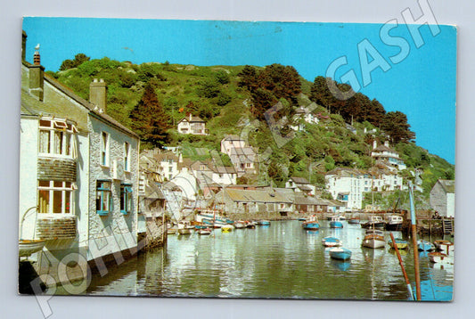 Pohlednice Velká Británie Polperro přístav 1968 (M31561)