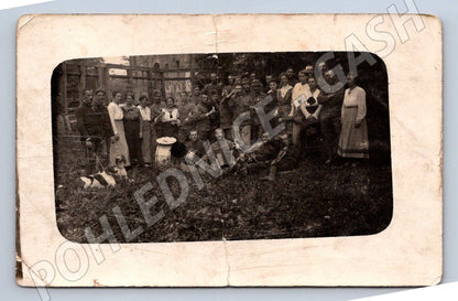 Pohlednice vojenská skupina se psy etnografie (M3157)