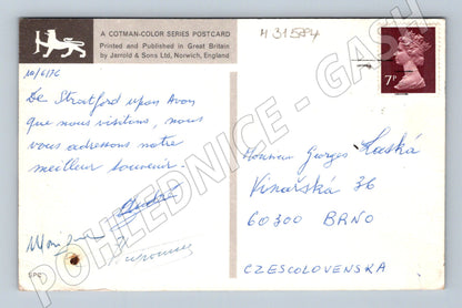 Pohlednice Velká Británie Stratford-upon-Avon 1976 (M31584)